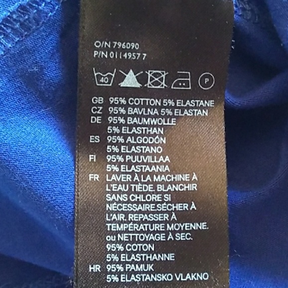 NWOT H&M Basics Royal Blue Bodycon Dress - Picture 8 of 8